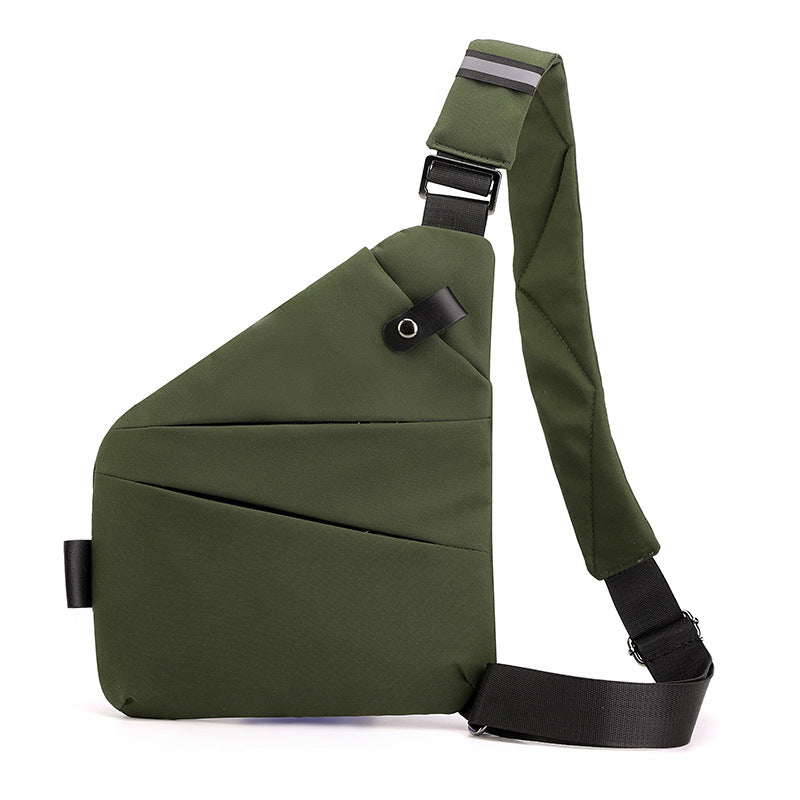 Oxford Mens Chest Bag Crossbody Shoulder Bag VELORA