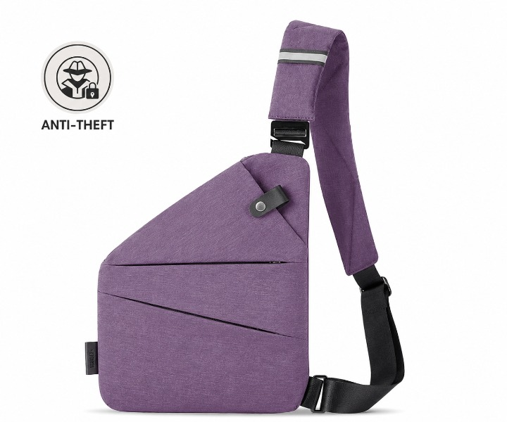 Oxford Mens Chest Bag Crossbody Shoulder Bag VELORA