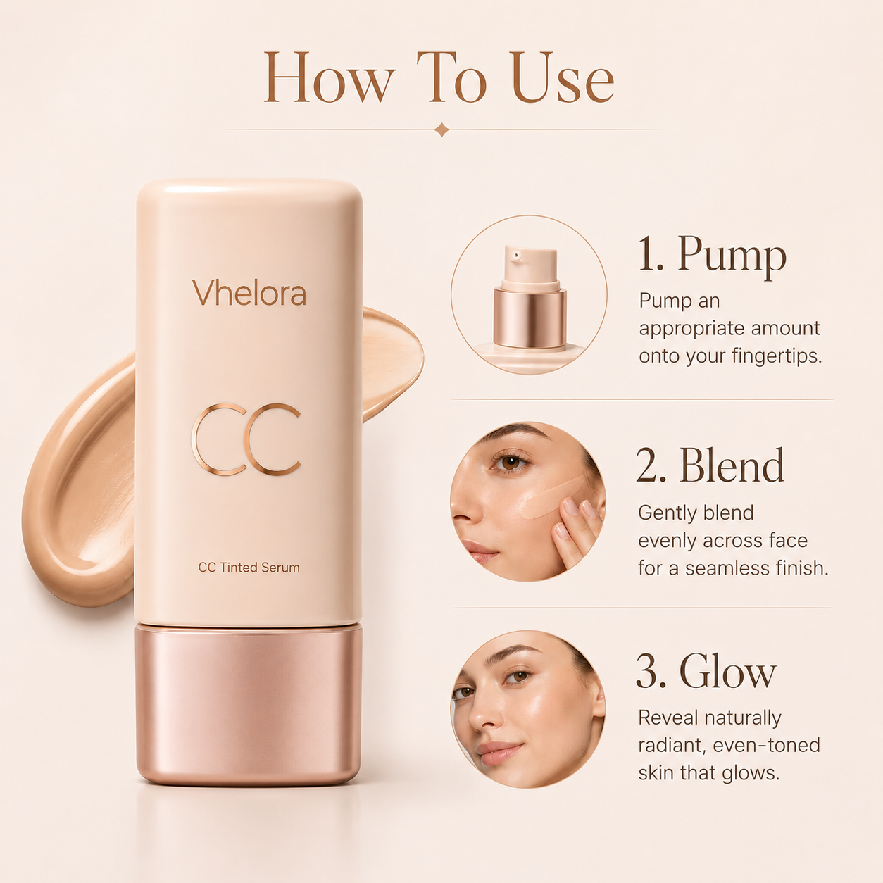 CC No-Makeup Tone-Up Cream VELORA