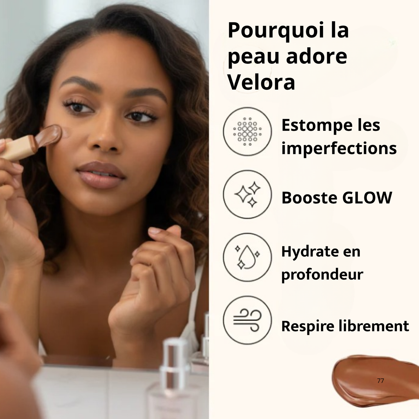VELORA — Baume Teinté Sérum Éclat