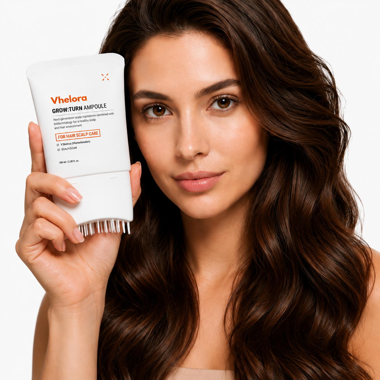 Stop Hair Loss. Start Growing. Korea's #1 Serum VHELORA