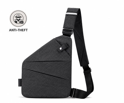 Oxford Mens Chest Bag Crossbody Shoulder Bag VELORA
