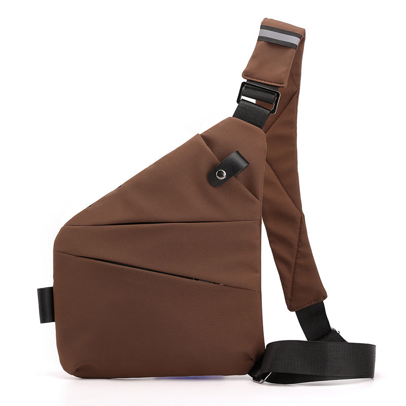 Oxford Mens Chest Bag Crossbody Shoulder Bag VELORA