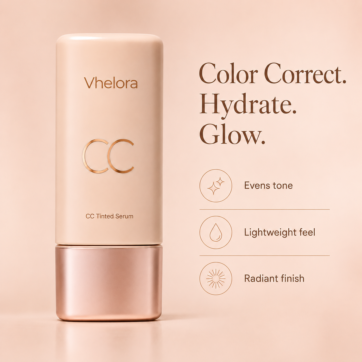 CC No-Makeup Tone-Up Cream VELORA