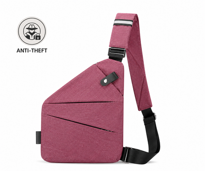 Oxford Mens Chest Bag Crossbody Shoulder Bag VELORA